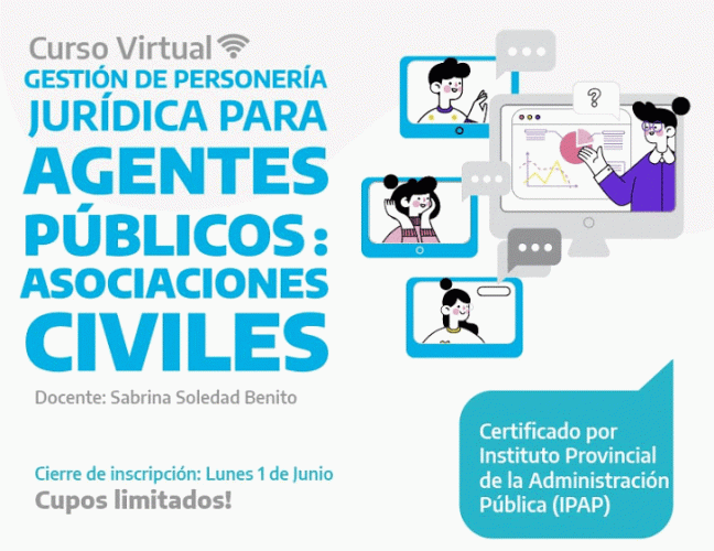 CURSO DE CAPACITACIÓN SOBRE ASOCIACIONES CIVILES PARA AGENTES ESTATALES