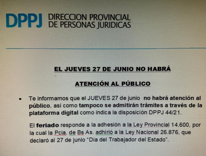 “Día del Trabajador del Estado”