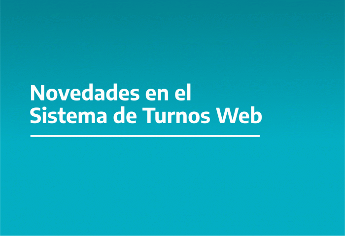 LA DPPJ COMUNICA NOVEDADES EN EL SISTEMA DE TURNOS WEB