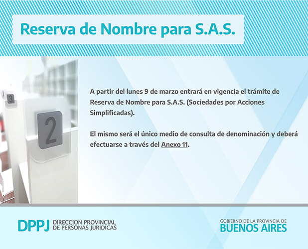 Reserva de Nombre para S.A.S.