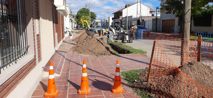 Inició el recambio de cañerías en Dolores