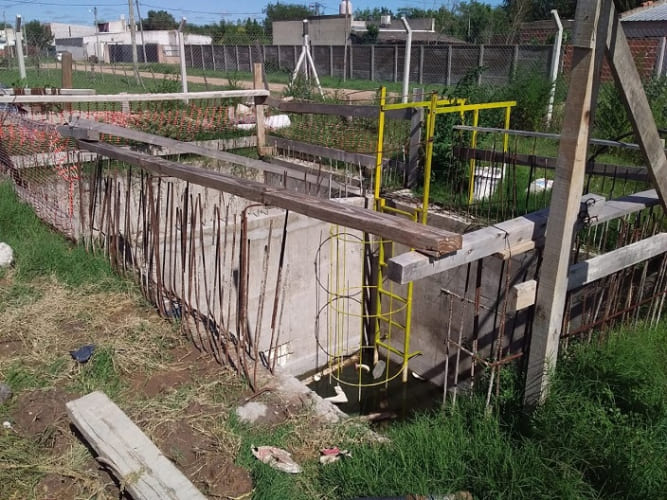 Avanza la nueva obra de desagües cloacales en Cañuelas