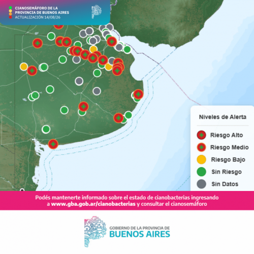 17 municipios con alerta naranja por cianobacterias 17 municipios con alerta naranja por cianobacterias