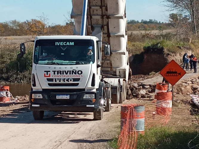 Trabajos sobre el paso provisorio