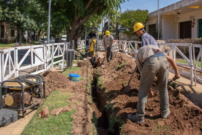 Inicio de obra en Vedia