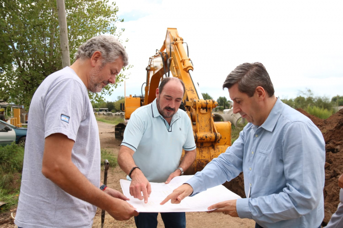 Avanzan las obras hídricas en el Municipio de General Paz