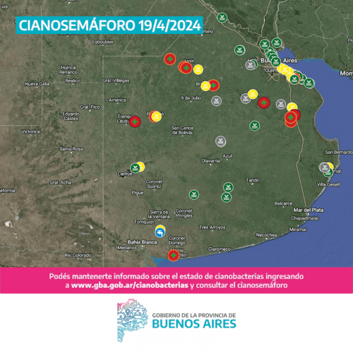 3 municipios continúan en alerta roja por cianobacterias 