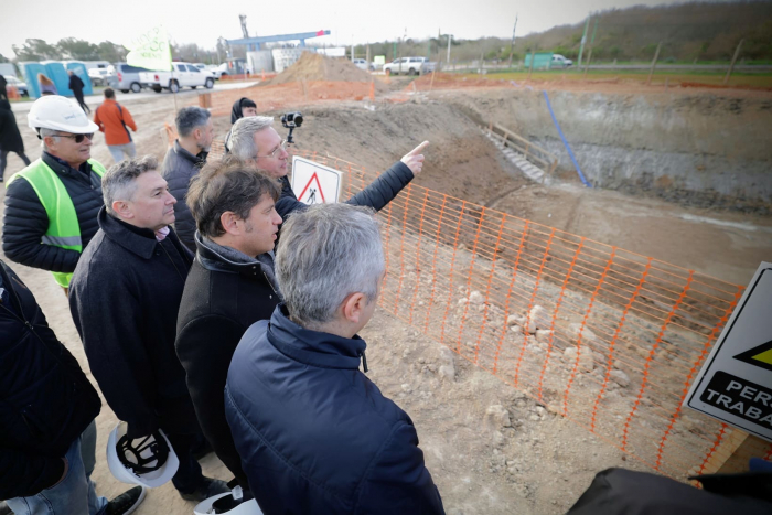 Kicillof recorrió los avances de Planta Potabilizadora de Ensenada