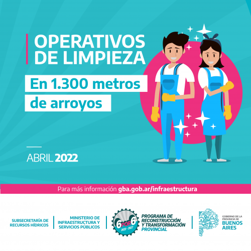 Operativos de limpieza en 1.300 metros de arroyos