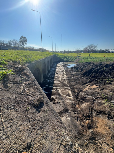 La Provincia inicia trabajos de limpieza en el Arroyo Quiroga