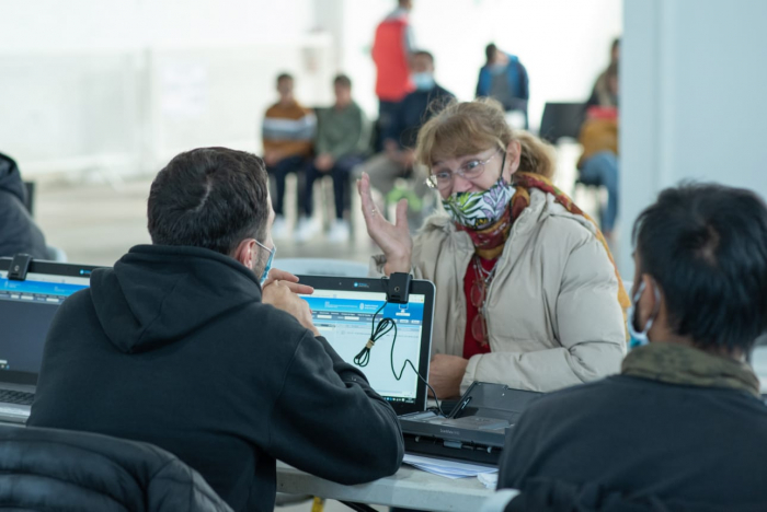 Operativos de documentación para las personas afectadas por el último temporal