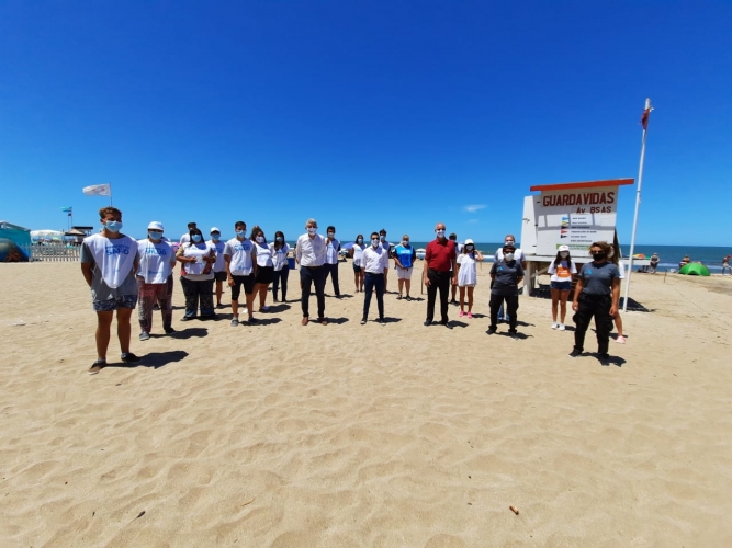 GOLLAN Y GIORGI INAUGURARON UNA AMPLIACIÓN DEL CENTRO DE SALUD DE VILLA GESELL Y VISITARON LAS POSTAS SANITARIAS DE MAR DEL PLAT