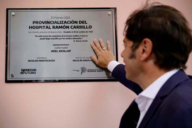 Kicillof y Kreplak encabezaron la provincialización del hospital Ramón Carillo