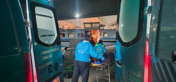 La Provincia realizó un vuelo sanitario sin precedentes La Provincia realizó un vuelo sanitario sin precedentes