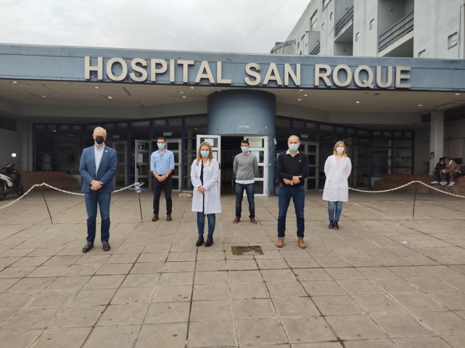 GOLLAN VISITÓ EL HOSPITAL “SAN ROQUE” DE GONNET*