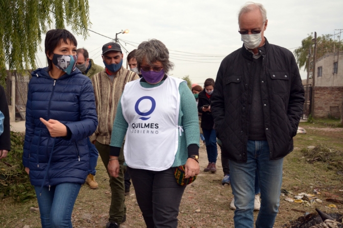 Hoy terminó la tercera y última jornada de búsqueda activa de coronavirus en el barrio “La Fe” de Lanús y continuó en “La Matera