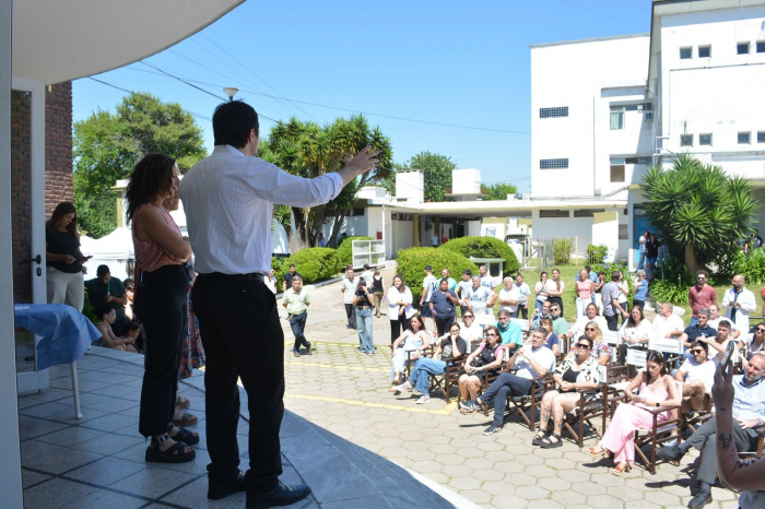 El ministro en la celebrración por el aniversario del Biológico. El ministro en la celebrración por el aniversario del Biológico.