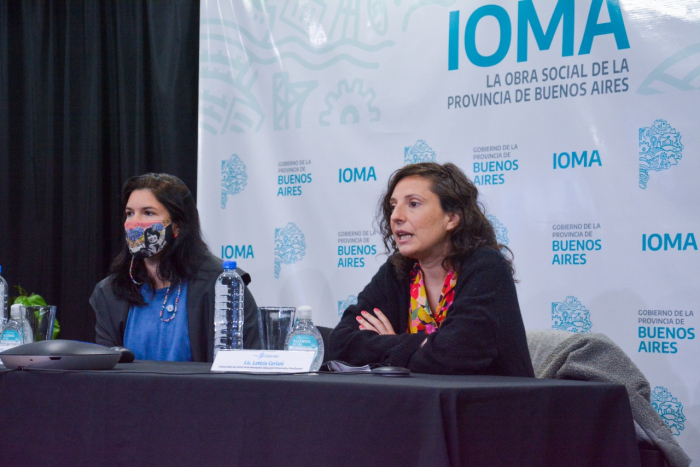 El encuentro se realizó en el auditorio de IOMA.