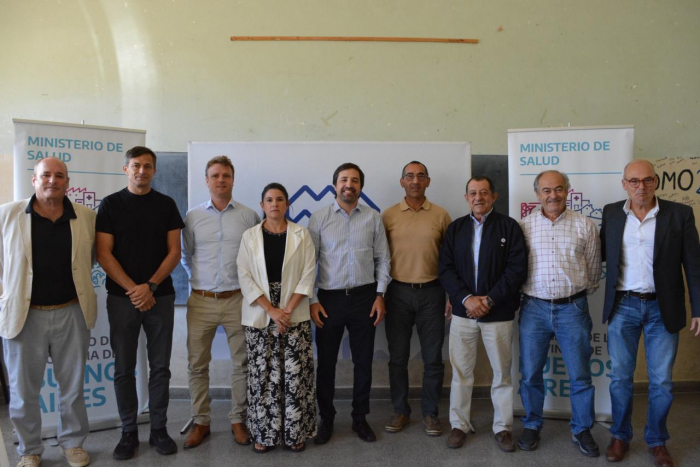 Kreplak con intendentes de la RS IX.