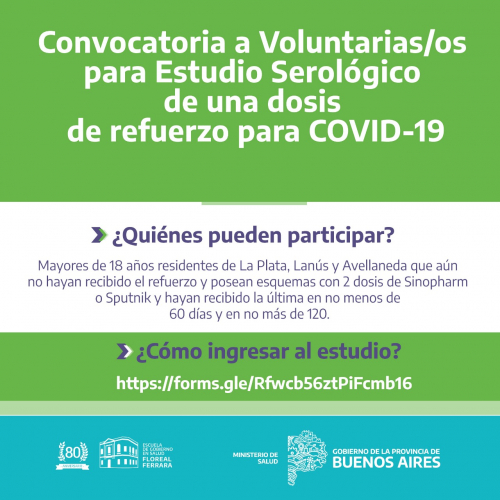 Los/as voluntarios/as deben ser mayor de edad.