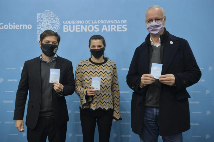 El gobernador, Calmels y Gollan.