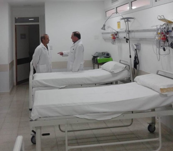 EL MINISTERIO DE SALUD REPUSO LAS CAMAS DE LA GUARDIA DEL HOSPITAL DE SAN NICOLÁS