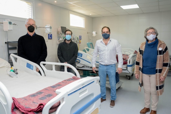 Gollan, Simone y Maggiotti inauguraron el Hospital Respiratorio Municipal de Navarro