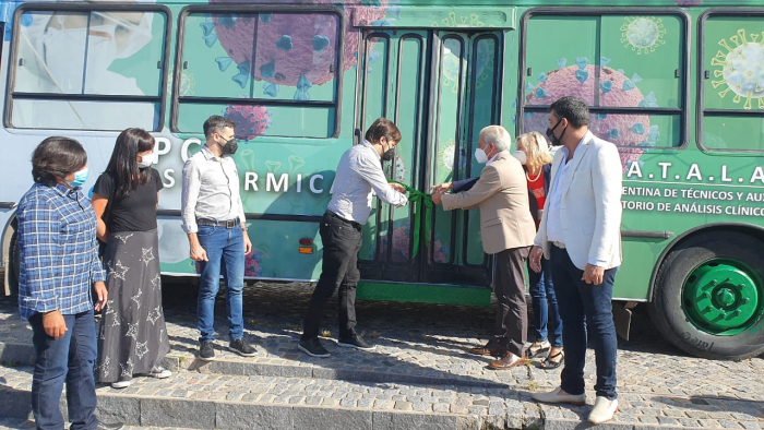 KREPLAK Y GIORGI INAUGURARON EN MAR DEL PLATA EL SEGUNDO LABORATORIO MÓVIL PARA DIAGNÓSTICO DE COVID-19