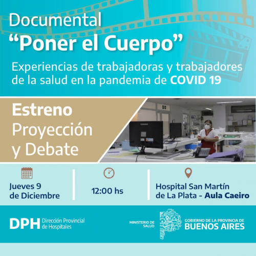 Salud estrena un documental con experiencias del personal sanitario en pandemia 