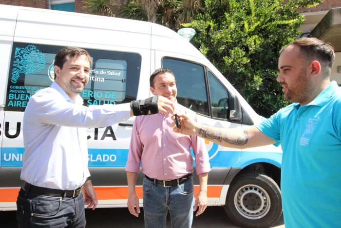 El Ministro de Salud bonaerense, Nicolás Kreplak recorrió hoy el Hospital “Mi Pueblo” de Florencio Varela, acompañado por el Dir