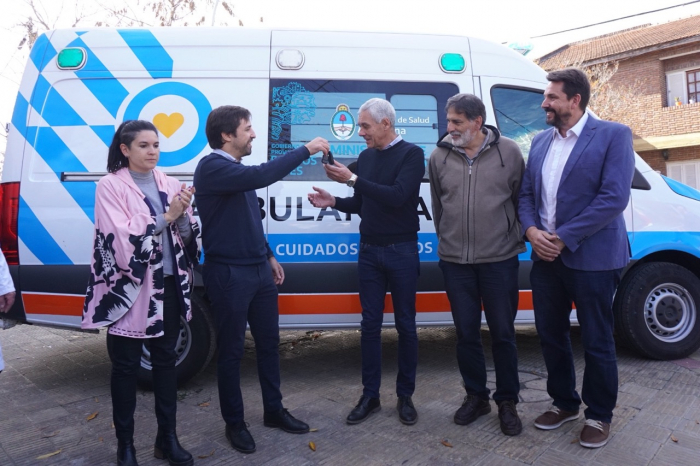 El titular de la cartera sanitaria bonaerense, Nicolás Kreplak, recorrió hoy las obras del Hospital Zonal General de Agudos “Dr.