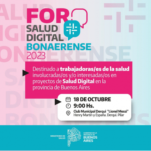 Primer Foro de Salud Digital Bonaerense