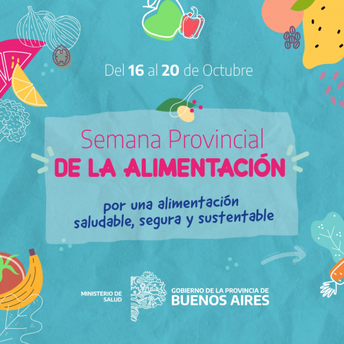 LA PROVINCIA REALIZA ACTIVIDADES EN EL MARCO DEL DÍA MUNDIAL DE LA ALIMENTACIÓN