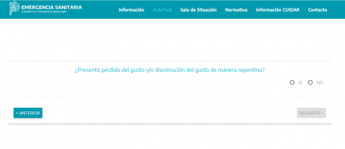 Salud presentó la actualización del AutoTest Coronavirus