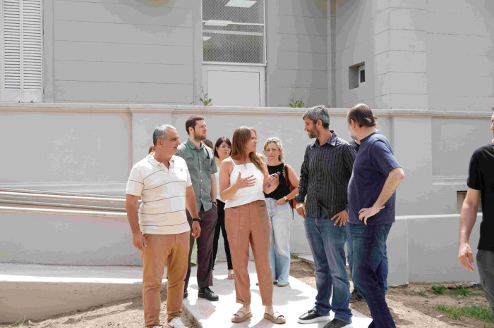 Visita a las obras de la nueva unidad residencial