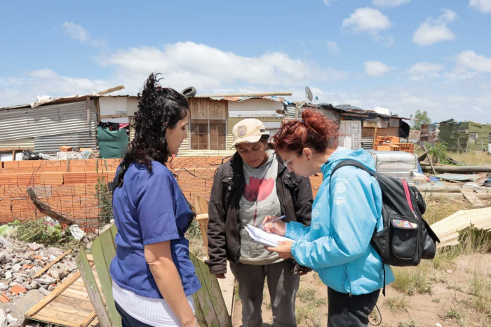 Personal de salud inició el trabajo casa por casa.