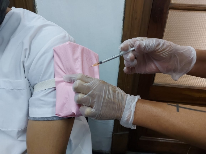 Capacitación a vacunadores eventuales