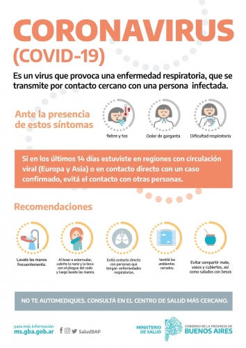 Se elaboró material de difusión para la comunidad e instituciones