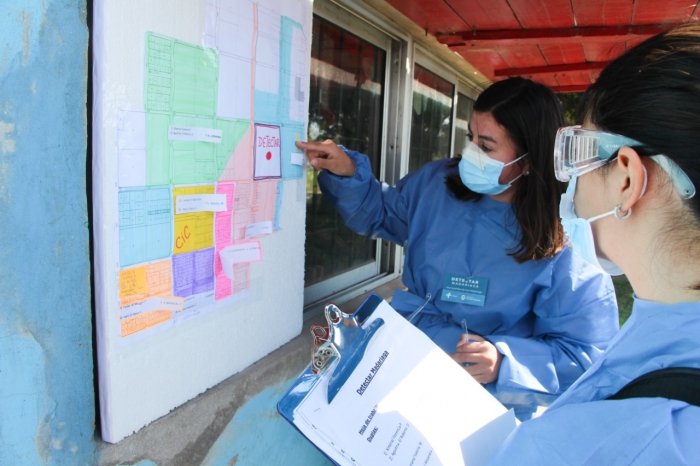 Equipos interdisciplinarios recorrieron casa por casa 