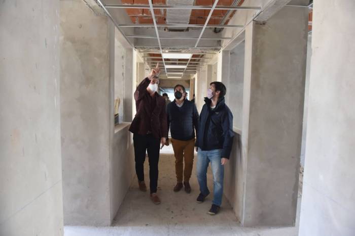 Thea recorrió las nuevas obras realizadas en el Hospital San Antonio de Padua