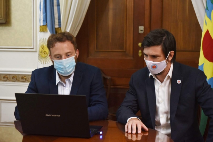 Thea y Otermín firman acuerdo para digitalizar trámites legislativos