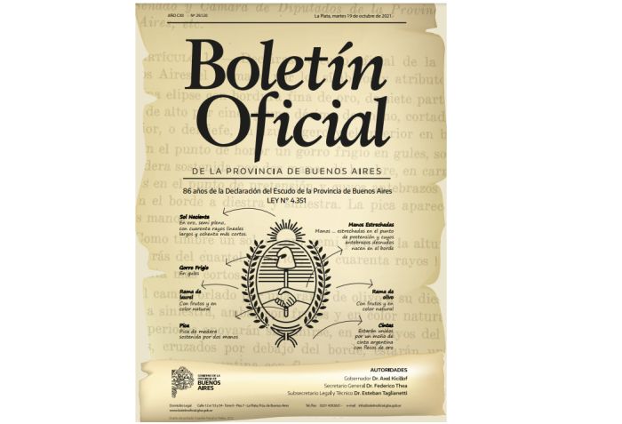 El Boletín Oficial conmemora el Día del Escudo provincial