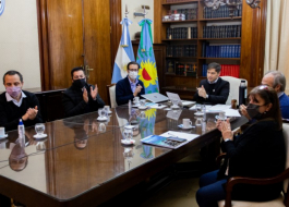 Kicillof y Simone presentaron para 107 municipios