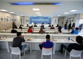 Doná Plasma en la AFA