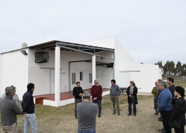 El ministro Javier Rodríguez recorrió el frigorífico municipal de Guaminí