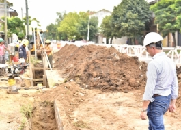 Recorrida de obras por Morón. 