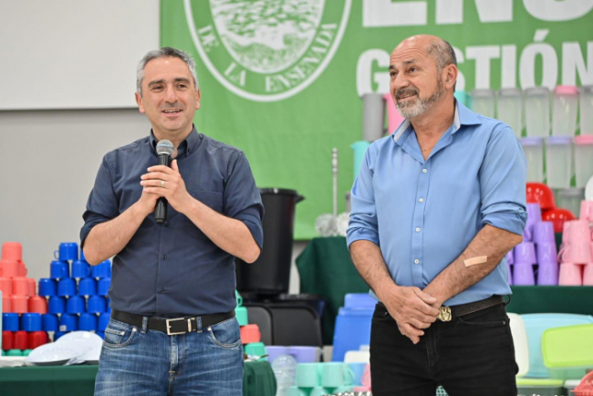 Larroque y Secco encabezaron el acto