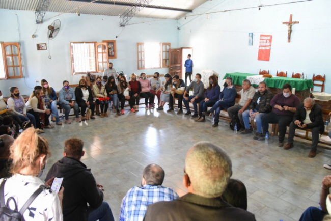 Junto a la intendenta Fernández