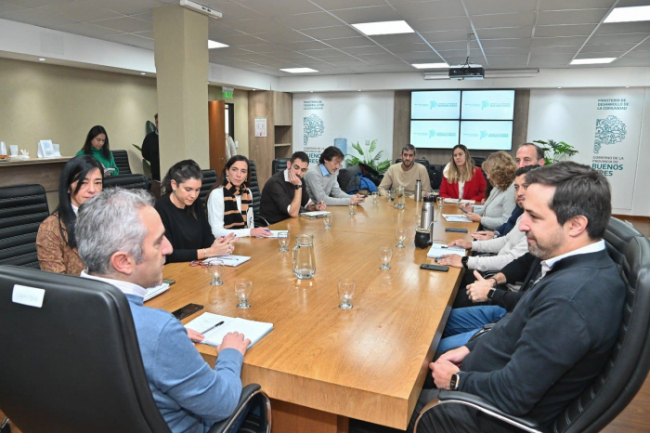 En la sede de la cartera social 