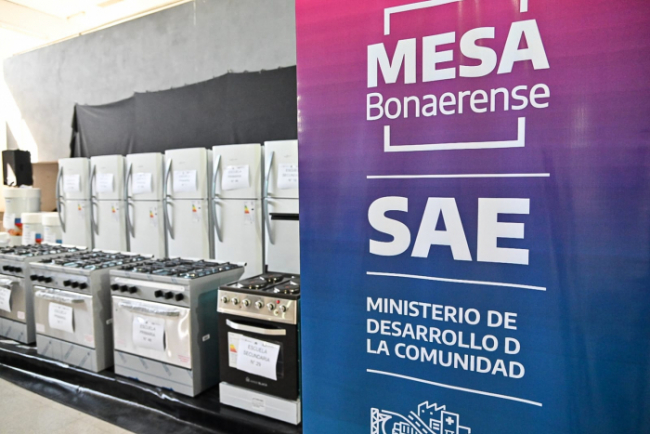 Lo recibieron establecimientos de Esteban Echeverría